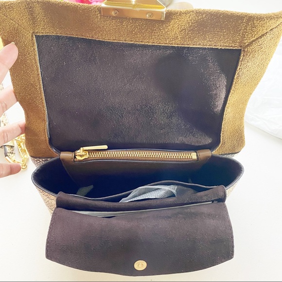 Michael Kors CECE LEATHER CHAIN SHOULDER BAG - Picture 10 of 11